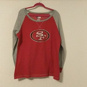 San Francisco 49er light weight sweatshirt